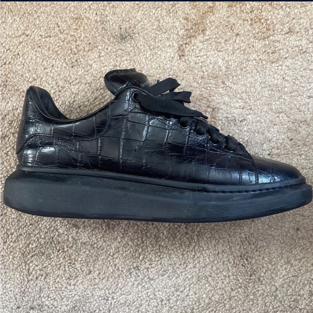 Alexander Mcqueen Snakeskin Sneaker